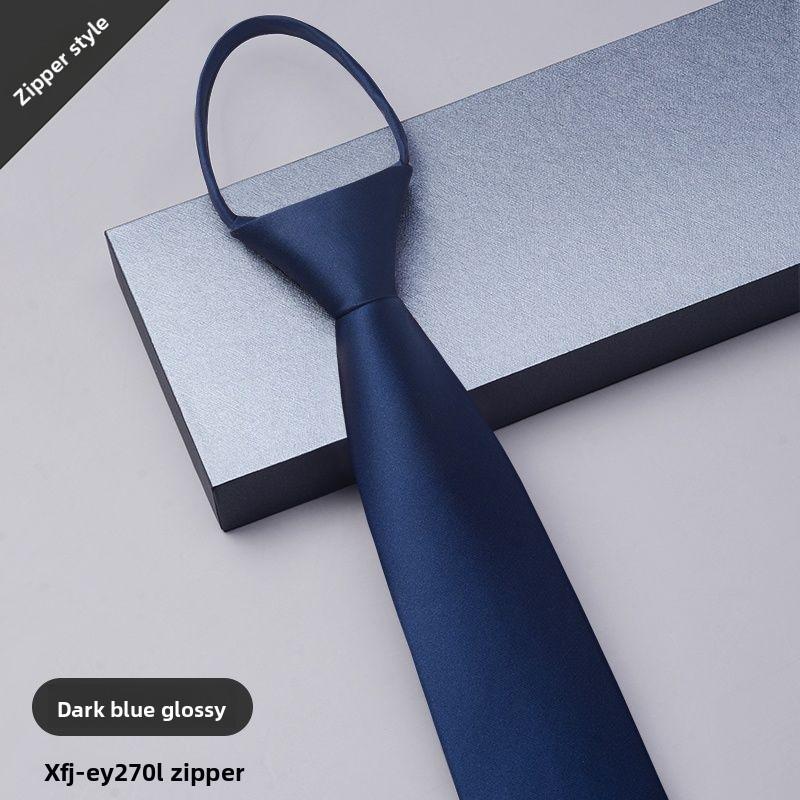 Krawatte für Herren mit Reißverschluss für formelle Geschäfts- und Hochzeitskleidung