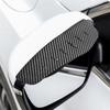 2Pcs Car Rearview Mirror Rain Cover Carbon Fiber Side Mirror Protector Waterproof Shield Rain Eyebrow Universal Auto Accessories