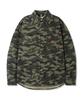 Trillion Leather Patch Camo Work Shirt_Deep Khaki