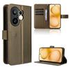 Plain Leather Flip Wallet Case For Vivo X200 FE 5G Magnetic Book Cover Holder Capa Coque Fundas Shell