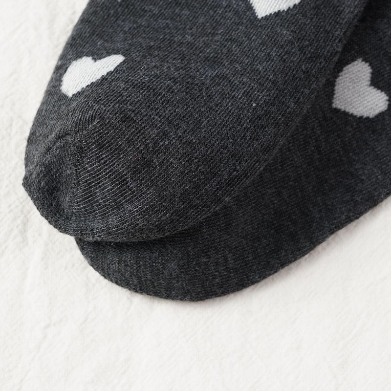 Autumn And Winter Socks Trend Grey Grey Women's Mid-Tube Socks Comfortable Breathable Warm Socks