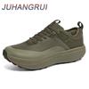 Breathable New Mens Sneakers Lightweight Men Casual Walking Shoes Lace-Up Comfortable Hiking Climbing Shoe Jogging Shoe Non-slip