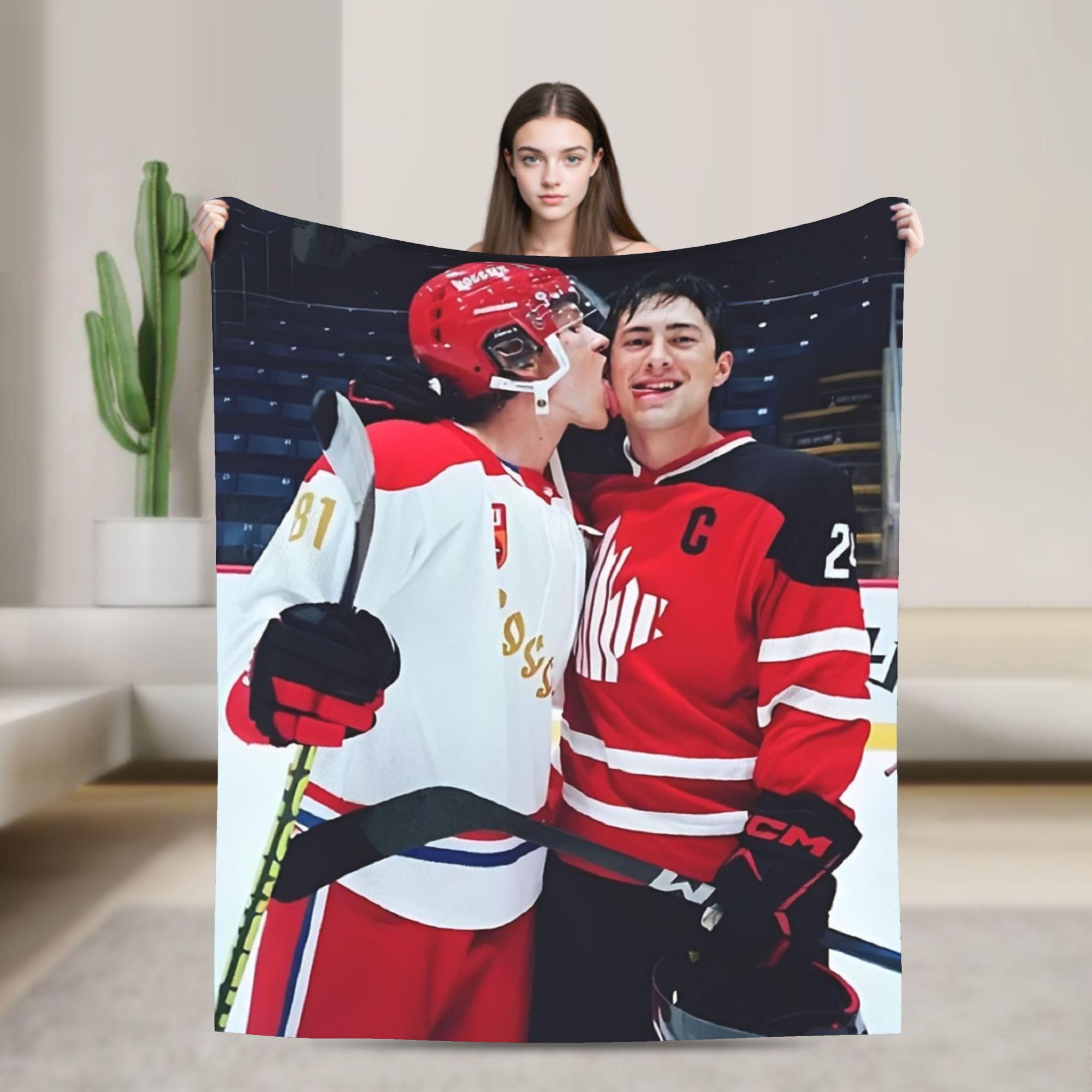 Helenal Unisex Heated Rivalry Blanket Warm Cozy Fluffy Hollander And Ilya Rozanov Throw Blankets For Couch 50X60 Multi-Size Plush Thin Quilt