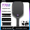 HTPICK Carbon Fiber Frosted Pickleball Racket - Professional Competition Level T700 for Outdoor Sports