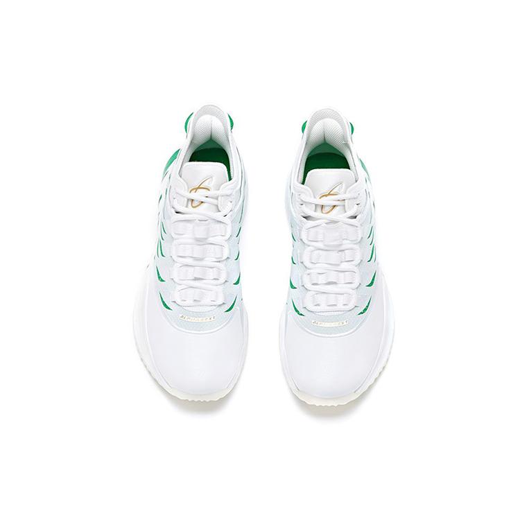 Anta Gordon Hayward GH1 Slip Resistant Cushioning Low top Basketball Shoes Men's White Green 112011103-4