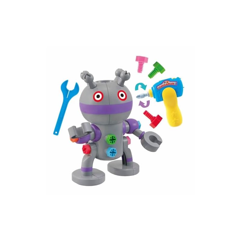 SEGA FAVE Anpanman Kumitate DIY Ugokuzo! Neji Neji Dadandan (Ages 3 and up)