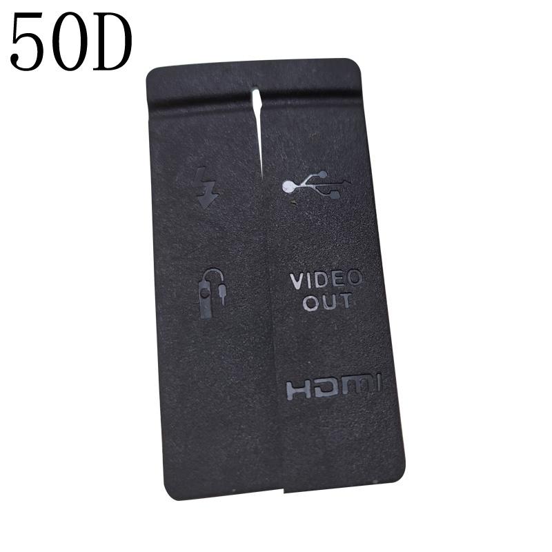 USB Rubber Lid Door USB/HDMI-compatible DC IN/VIDEO OUT Rubber Door Bottom Cover For Canon 50D 40D 1100D 5D2 550D 60D 5D4 Camera