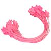 Dental Napkin Clip Safe Exquisite Stress Relieving Flexible Plastic Dental Bib Clip for Dentistry Pink