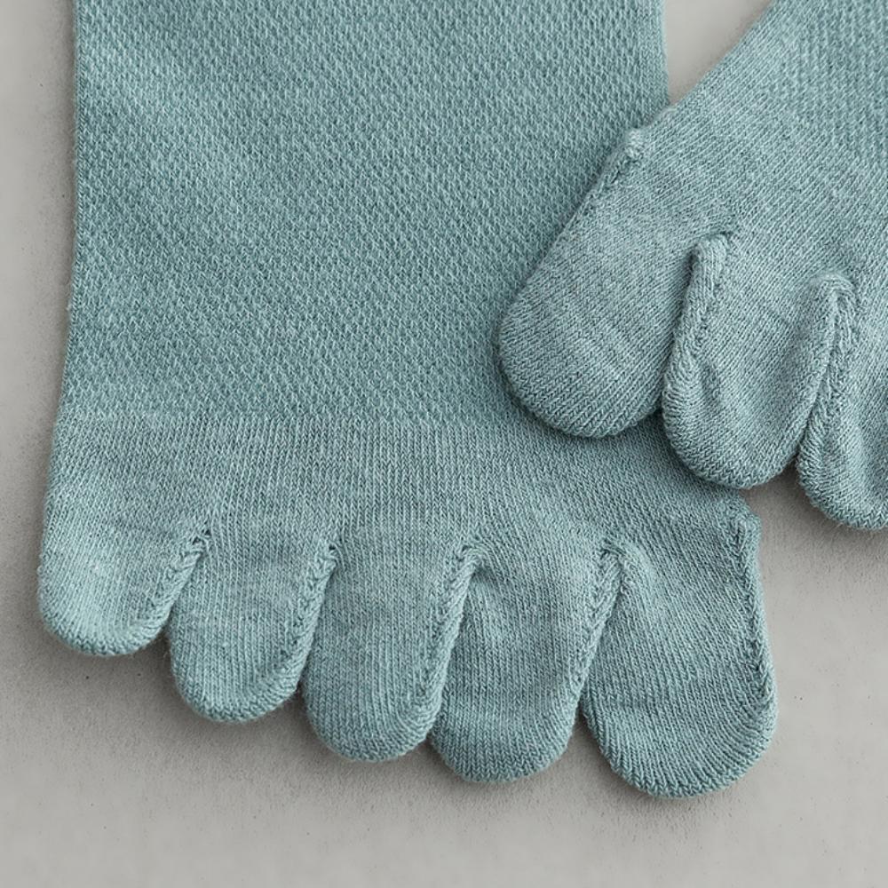 Cotton Men's Five Finger Socks Ankle Hosiery Toe Separated Socks Male Mesh Five Toes Socks Summer