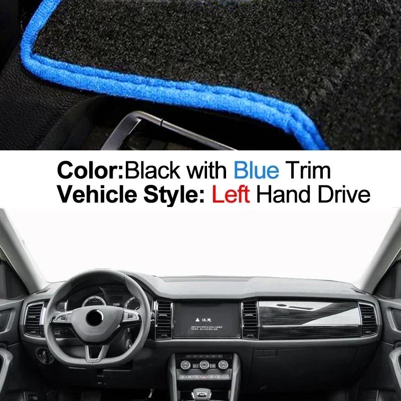 Car Dashboard Cover Non slip pad For Skoda Kodiaq 2016 2017 2018   Anti-sun Car Dash Mat Sun Shade Pad Anti-UV Cushion