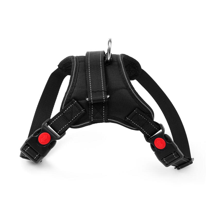 Soft Mesh Dog Harness (M) (Black)