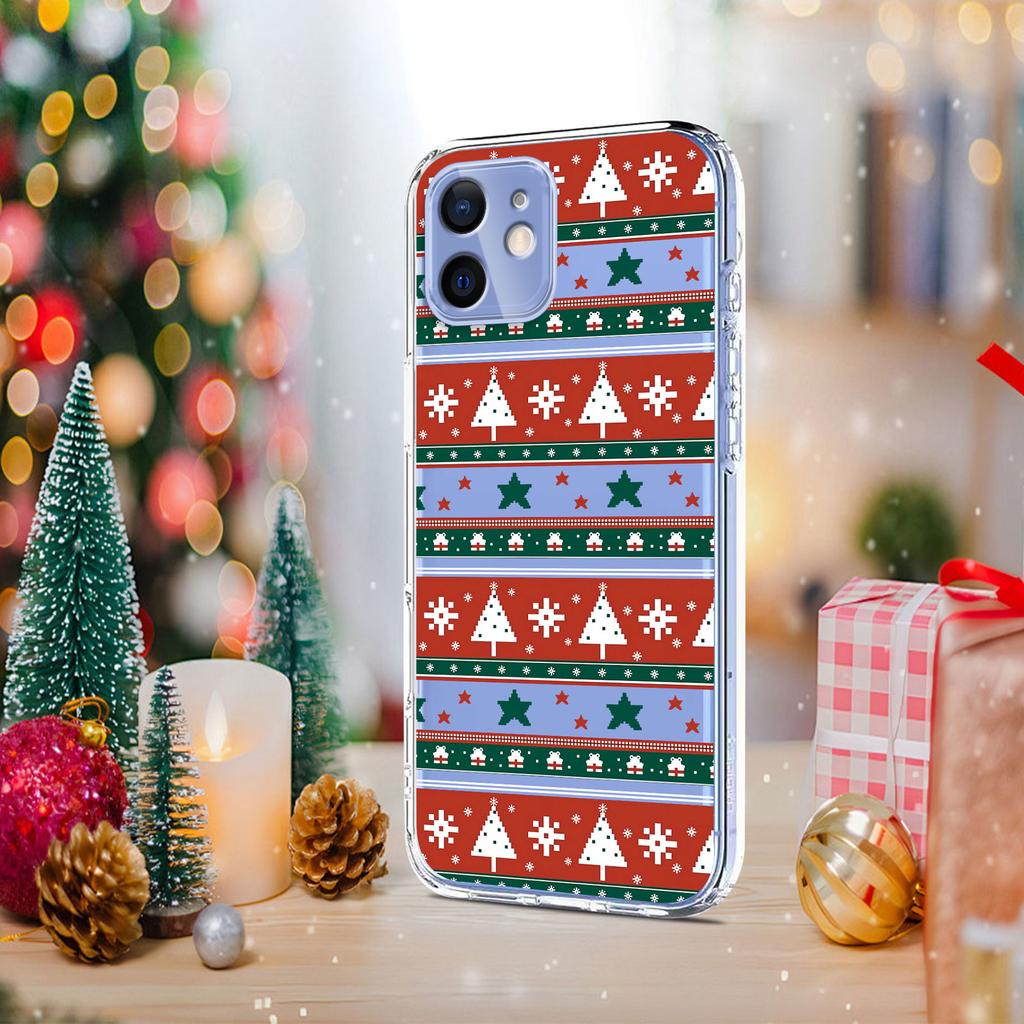 For iPhone 11 Case Christmas Themed Pattern Printing TPU Phone Back Cover