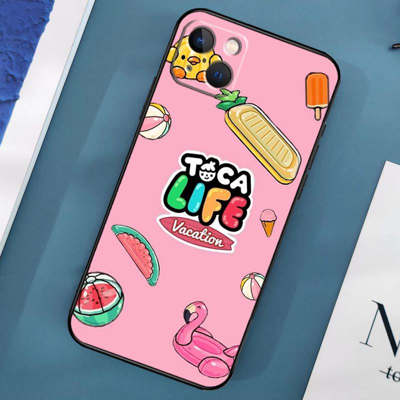 

Чехол Toca Boca Toca Life World для iPhone 15 14 13 12 11 Pro Max X XS Max XR 7 8 Plus SE 2020 2022, чехол-бампер iPhone 12 mini