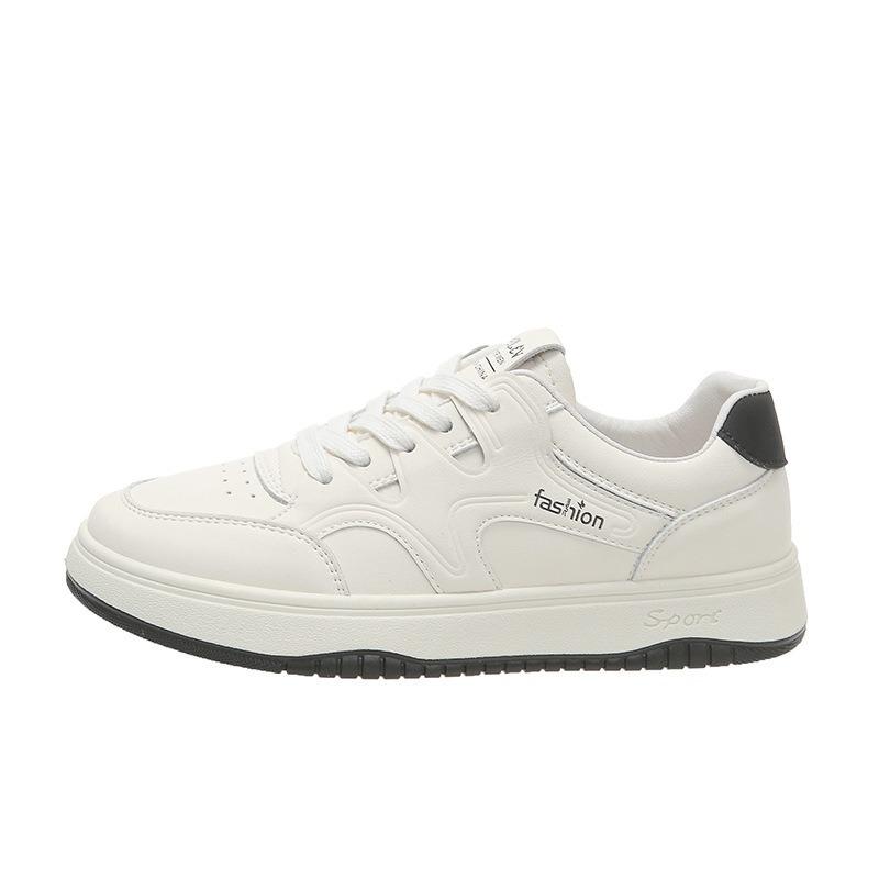 Leather Little White Shoes Women's Shoes Flat Baseplate Shoes Spring New Soft Sole Single Shoes Casual Shoes Women's Sports Shoes