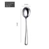 German Spoon 316 Stainless Steel Spoon for Home Use, High-End Exquisite Dining Spoon, High Aesthetic Value, Long Handle, Deep Soup Spoon