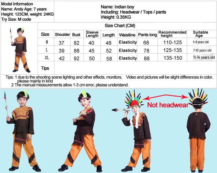 Children's Wild Indigenous Costumes for Halloween - Boys' and Girls' Indian Outfits for Sale