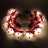 Snowman Christmas LED Garland String Light Merry Christmas Decorations For Home 2026 Cristmas Tree Ornament Xmas Navidad Gifts