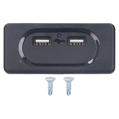 Încărcător USB RV Viteză Mare Port Dual Circuit Inteligent Priză Încărcătoare Auto cu LED Albastru