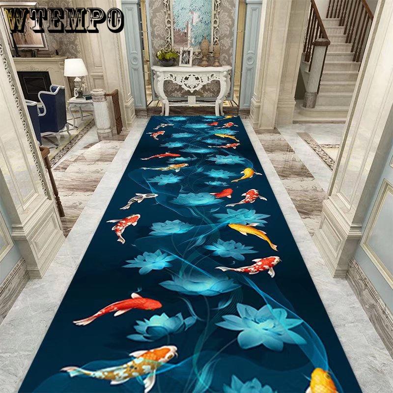 Corridor Hallway Rugs and Carpets 3D Waterfall Living Room Area Rug Kitchen Bedroom Rug Bath Mat Entrance Doormat