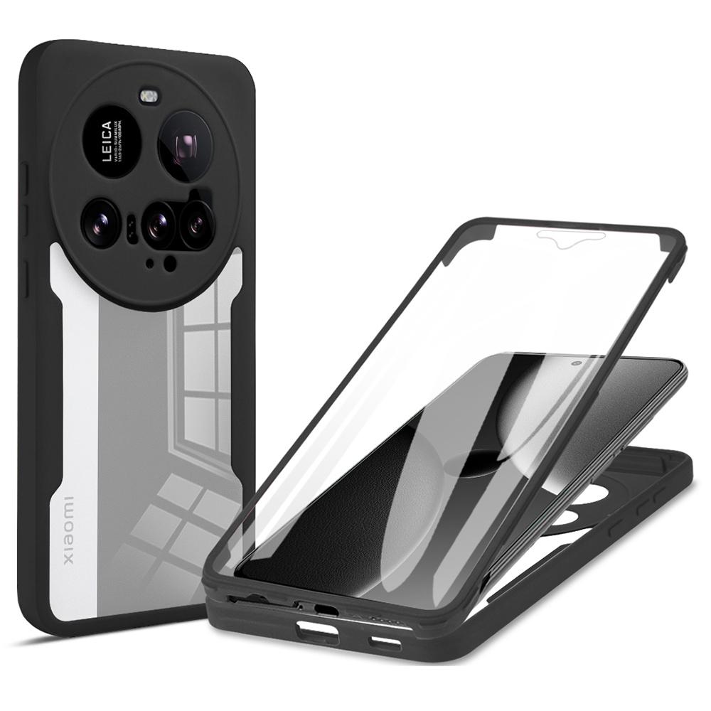 For Xiaomi 15 Ultra Case Acrylic+TPU Clear Phone Cover with PET Screen Film
