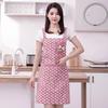 New Breathable Flower Kitchen Apron Cotton Korean Style Cooking Smock Wear-resistant Cooking Baking Bibs for Women Girl