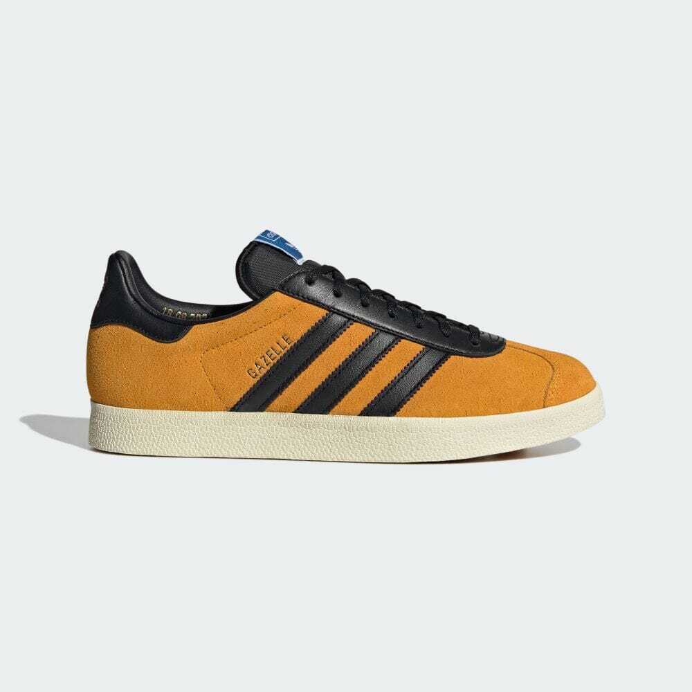 JP5283 Adidas Originals Gazelle Team College Gold Core Black Cream White (Men's)