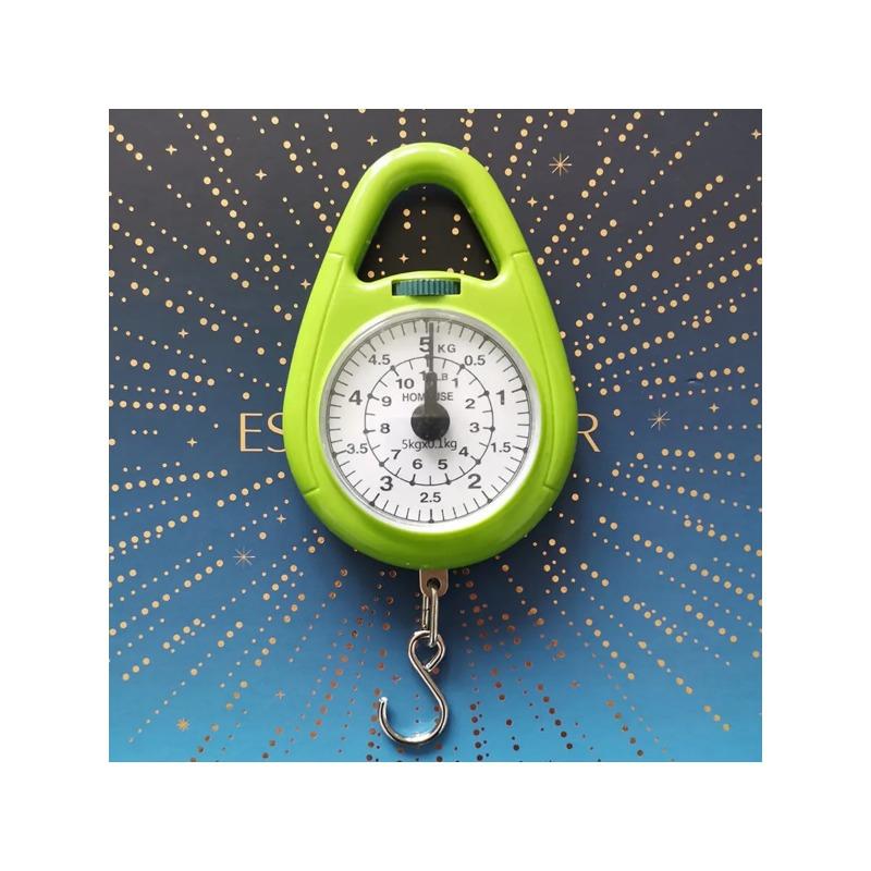 Federwaage Haushalt Tragbar Multifunktion 5kg Tragbare Waage Einkaufswaage Taschenwaage Mini Expresswaage