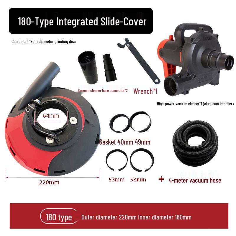 Angle Grinder Dust Collection Cover for Dust-Free Cutting and Polishing