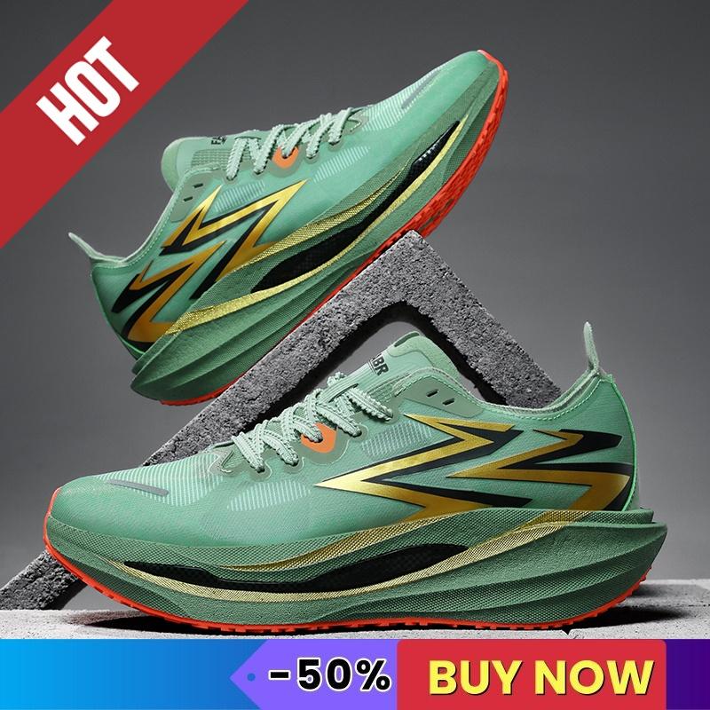 NEW Men Sports Running Shoes Carbon Plate Marathon Sneakers Breathable Comfortable Male Athletic Fitness Walking Sneakers MAX