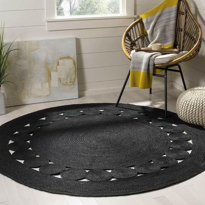 Jute Natural Round Rug Handmade Rug for Any Space Look Rustik Decor For Any Space Area