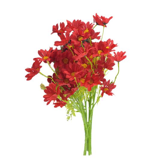 Artificial Flowers UV Resistant Fake Wildflowers with Stem for Indoor Outdoor Porch Patio