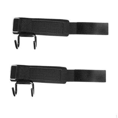 2 Pieces Weight Lifting Hooks Gym Straps Accessories for Men Women Practical