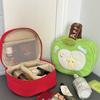 Äppelformad Portabel Rese-Smink- och Toalettväska med Stor Kapacitet