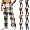 Men's Loose Fit Christmas Print Sweatpants with Pockets Casual Jogger Pants for Holiday Lounging