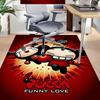 Pucca'S Adventures Love Carpet For Playroom Bedroom Living Room Sofa Home Decorkids Game Area Rug Nonslip Floor Mat