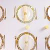 10pcs Metallic Glitter Foil Mesh Gold Thin Mesh Place Mats Disposable Table Mats  Christmas