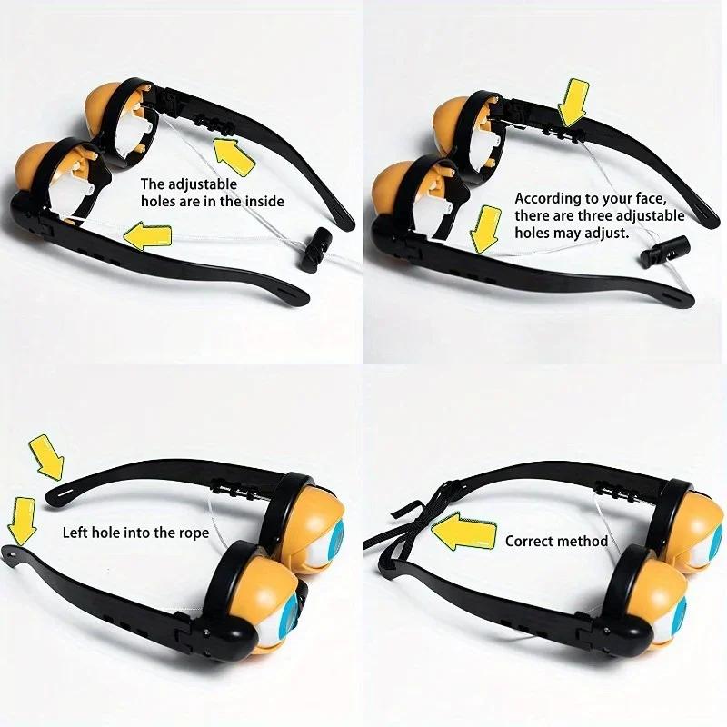 Glasses Toys Fun Pranks Birthday Gifts Plastic Glasses Novel and Interesting Toys Easter Gifts Adult Party Supplies