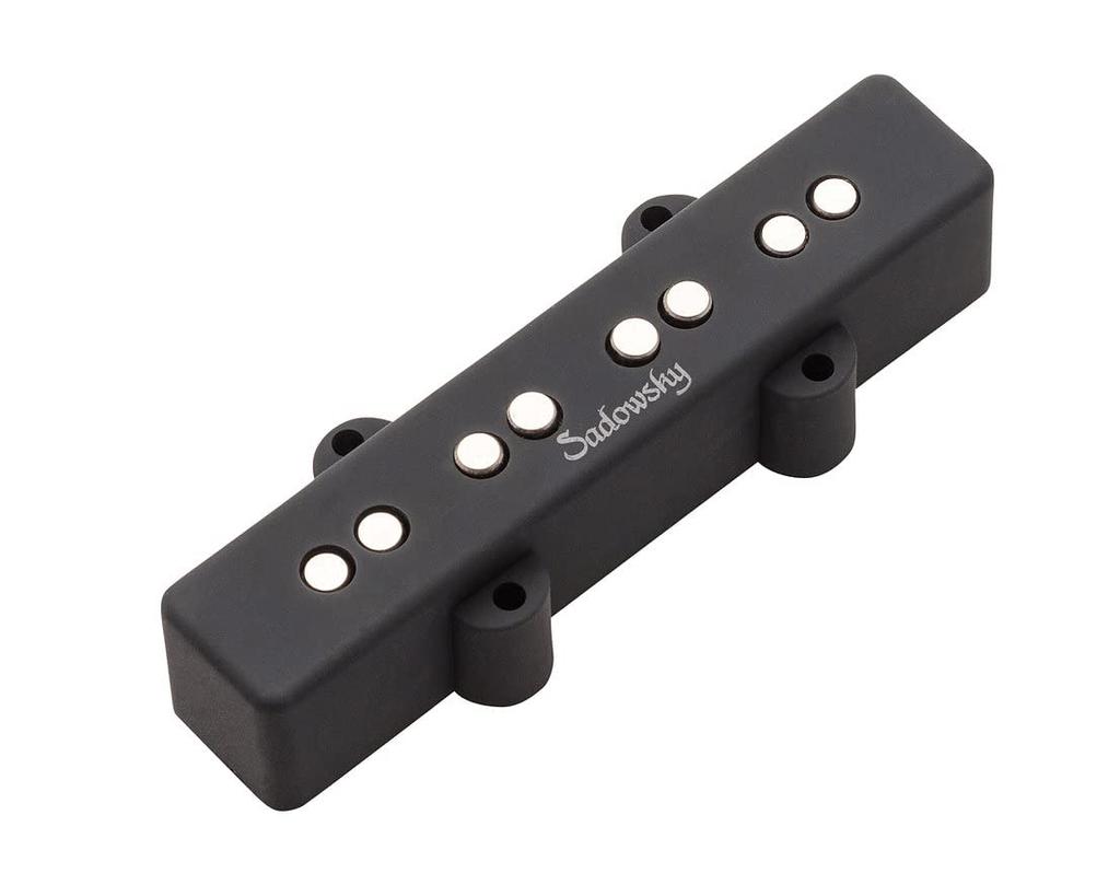 Sadowsky Bass Pickup Split Bridge PU J4 B Black J-Style (Alnico V), Noise-Cancelling, Coil, 4-String - [SAC SC]