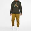 Jordan Sweatshirts Men's Green Hooded Moderate Regular CU1692-355