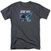 26 Star Trek The Final Frontier T Shirt Licensed Sci-Fi TV Classic Tee New Charcoal Unisex T-Shirt