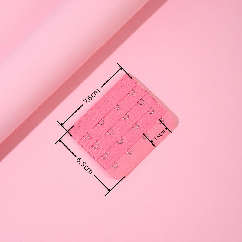 Bra Extension Buckle: 4 Rows, 3 or 4 Buckle Options, Stainless Steel, Large Size Adjustable Extender.