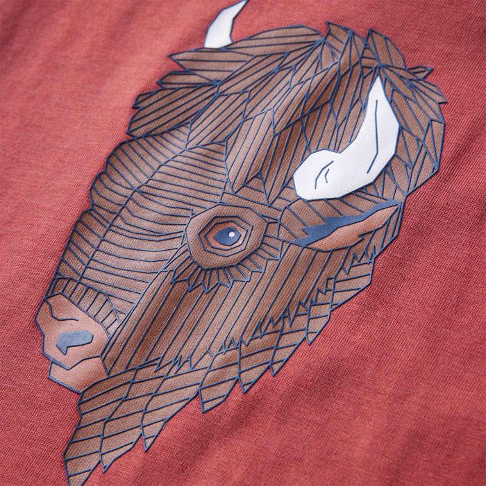 Children's Long-sleeved T-shirt Burnt Red 92/104/116/128/140