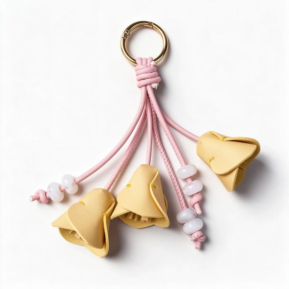 PU Bag Charm Lightweight Keychain Pendant Cute Decorative Accessory Car Interior