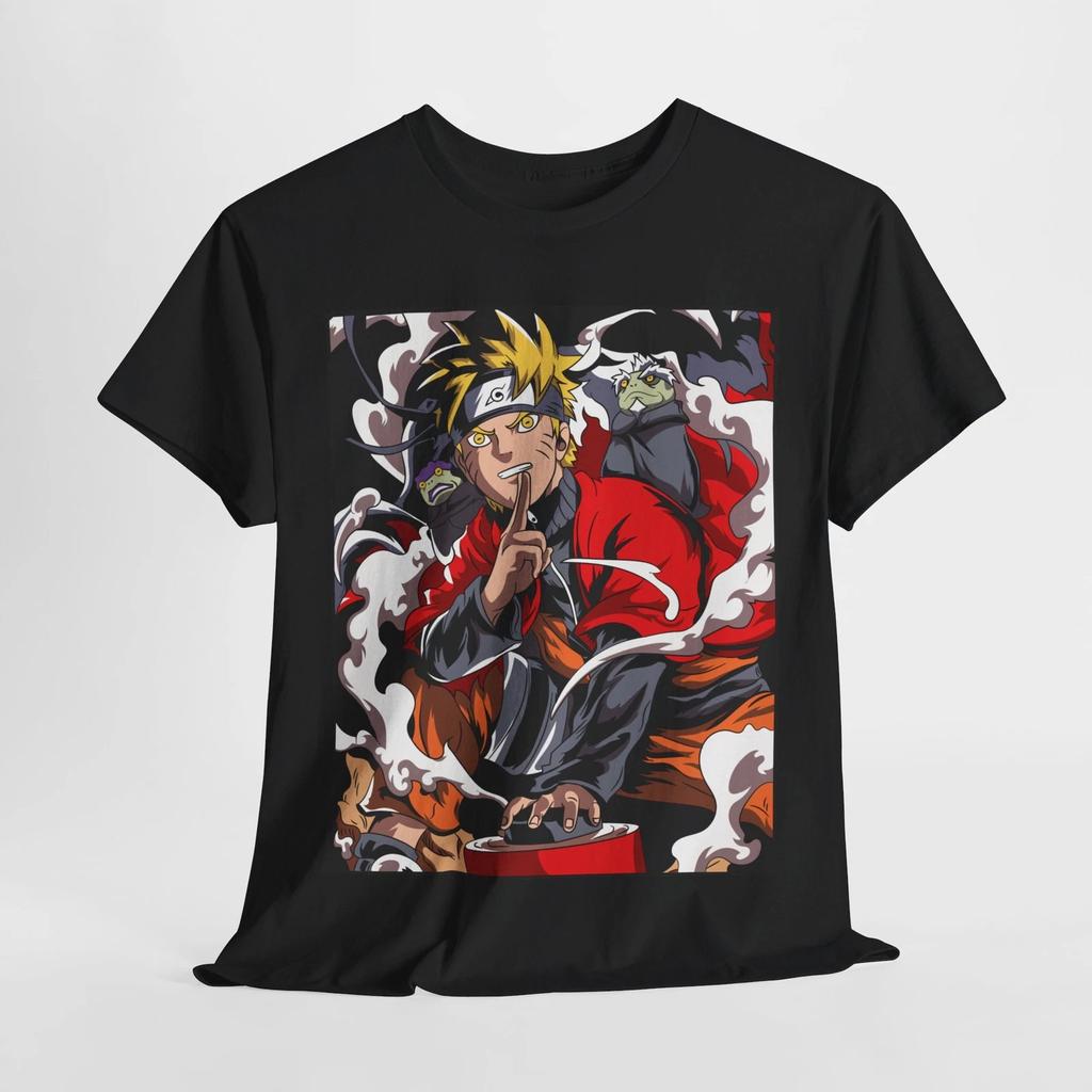 Naruto Uzumaki Print Unisexs and Womens Cotton Tshirts 2026 Summer Cartoon Pattern Loose Casual Shortsleeved Top