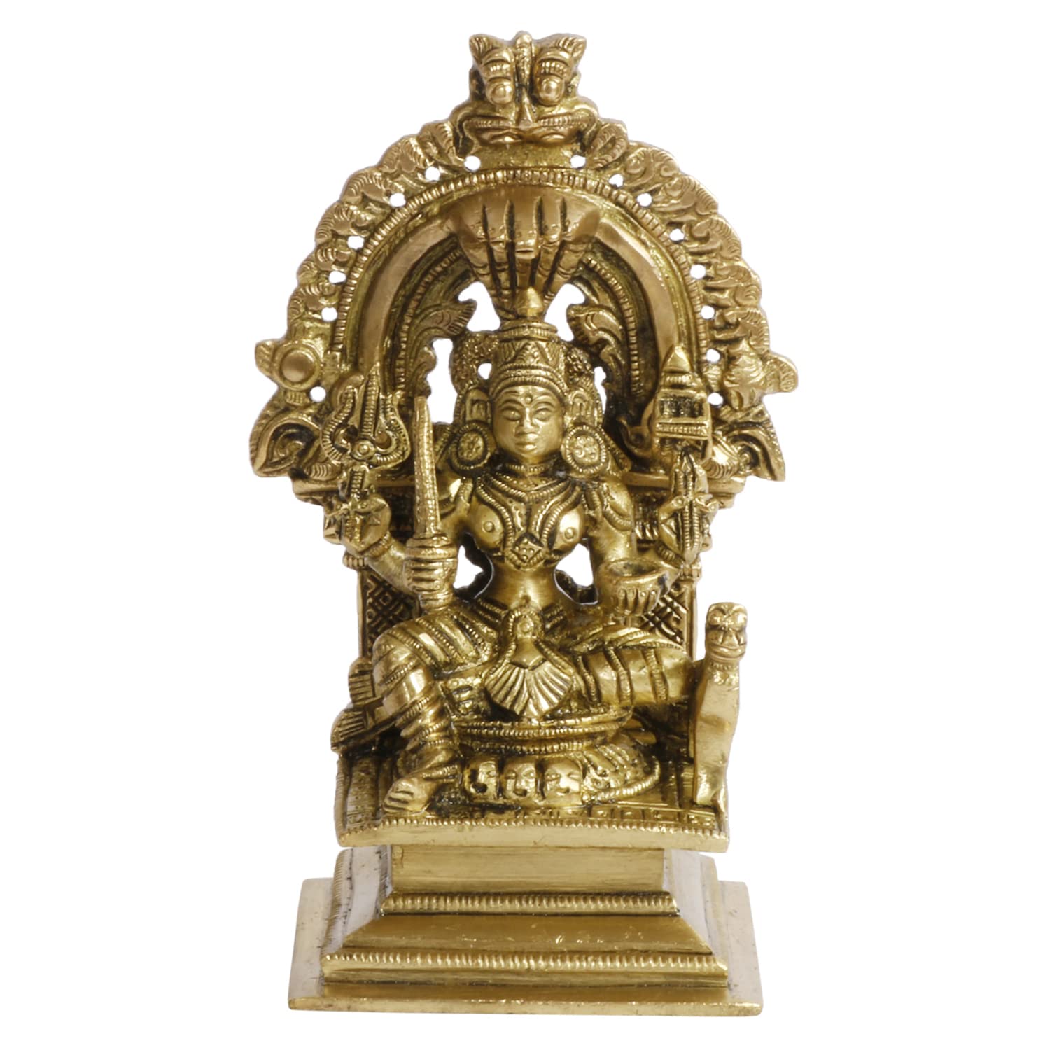

Original Brass Mariamman Devi Mariaai Goddess Durga Maariamma Amman Aatha Idol