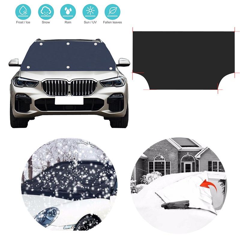 Magnetische Auto-Windschutzscheiben-Schutzhülle gegen Regen, Schnee, Eis und Frost