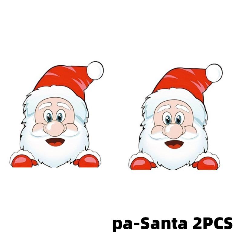 Car stickers, Christmas holiday reindeer car window stickers, side window and bumper Christmas reindeer decorative stickers 1PC