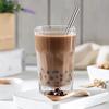[10 Pcs] Reble Metal Boba Straws - 9.45" Long 0.47" Wide Stainless Steel Boba Straw for Smoothie, Bubble Tea, Milkshake