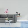 Flamingo Horse Resin Sculpture Modern And Equine Figurine for Home Garden Desk Living Room Bookcase