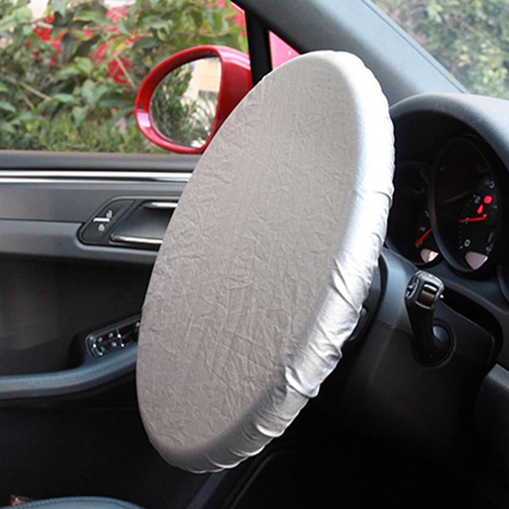 Steering Wheel Sun Shade Cooling Steering Wheel Cover For Summer UV Protection Sun Shade Automotive Accessories For Daily Truck